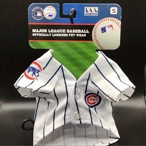 MLB Jersey for Dogs & Cats Chicago Cubs Dog Jersey Shirt Small Pets First